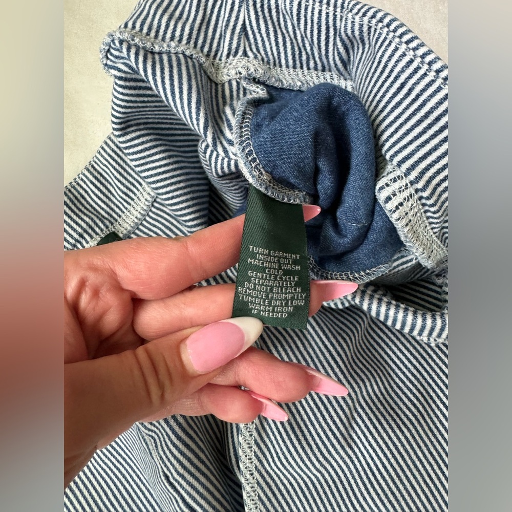 Women’s Ralph Lauren Pants Striped Drawstring - Picture 7 of 10